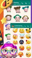 Pelekat Emoji Funky Cool Emoji syot layar 3