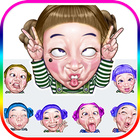 Autcollants Emoji Funny Faces icône