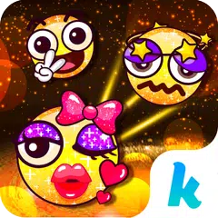 Gold Glitter Emoji Keyboard APK download