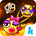 Gold Glitter Emoji Keyboard 图标