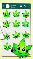 Autcollants Emoji Mister Neon Weed capture d'écran 2