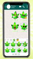 Stiker Emoji Mister Neon Weed screenshot 3
