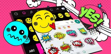 Pop Style Words Emoji Stickers