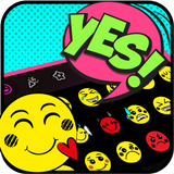 Pop Style Words Emoji Stickers 圖標