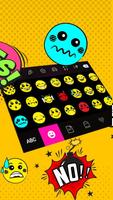 Pop Style Words Emoji Stickers imagem de tela 2