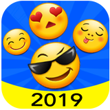 New 2019 Emoji for Chatting Apps (Add Stickers) ไอคอน