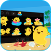 Summer Mango Adesivos Emoji