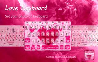 Love Keyboard - Heart Keyboard Theme ポスター