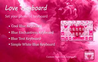 Love Keyboard - Heart Keyboard Theme スクリーンショット 1