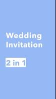 WedApp - bruiloft uitnodiging-poster
