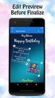 Birthday Wish Maker screenshot 1