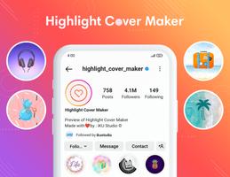 Highlight Cover - Logo Maker الملصق