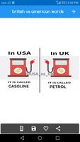 british vs american words Ekran Görüntüsü 1