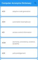 Computer Acronyms Dictionary capture d'écran 1