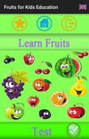 Fruits for Kids Education Affiche
