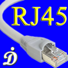 RJ45 Cables Colors Connections 아이콘