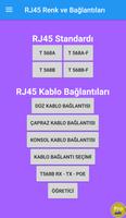 RJ45 Cables Colors Connections โปสเตอร์