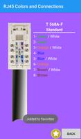 RJ45 Cable Colors Connections capture d'écran 2