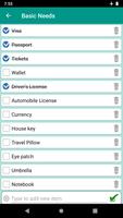 Travel Checklist screenshot 1