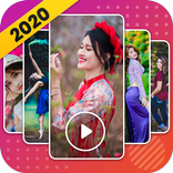 視頻 編輯， 製作者 的 照片 同 音樂 和 效果