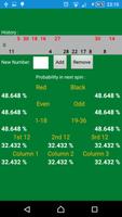 Roulette Calculator capture d'écran 1