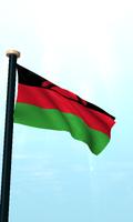 Malawi Bandera 3D Gratis captura de pantalla 1
