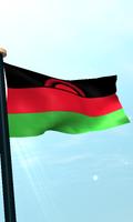 Malawi Bandera 3D Gratis captura de pantalla 3