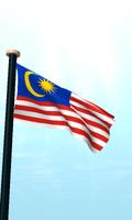Malasia Bandera 3D Gratis captura de pantalla 1