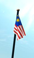 Malasia Bandera 3D Gratis captura de pantalla 2