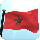 Marokko Drapeau 3D Gratuit icône