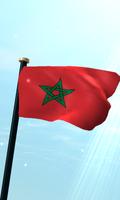 Marokko Drapeau 3D Gratuit Affiche