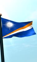 Marshall Islands Flag 3D Free اسکرین شاٹ 3