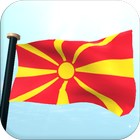 Makedonia Drapeau 3D Gratuit icône