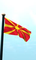 Makedonia Drapeau 3D Gratuit capture d'écran 1