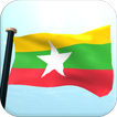 미얀마 국기 3D 무료 라이브 배경화면