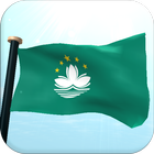 Macao Flagge 3D Hintergründe Zeichen