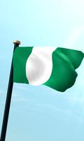Nigeria Drapeau 3D Gratuit Affiche