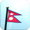 Nepal Vlag 3D Gratis