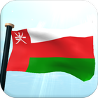 Oman Drapeau 3D Gratuit icône