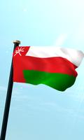 Oman Drapeau 3D Gratuit Affiche