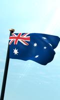 ऑस्ट्रेलिया झंडा 3D निशुल्क पोस्टर