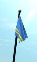 Aruba Flag 3D Free Wallpaper screenshot 2