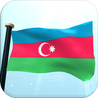 Azerbaijan Flag 3D Free icon
