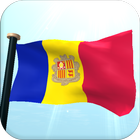 Icona Andorra Bandiera 3D Gratis