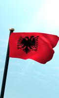 Albania Flag 3D Free poster