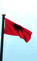 Albania Drapeau 3D Gratuit capture d'écran 1