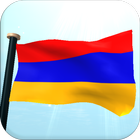 Armenia Drapeau 3D Gratuit icône