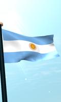 아르헨티나 국기 3D 무료 라이브 배경화면 스크린샷 3