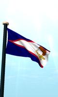 American Samoa Cờ 3D Hình Nền ảnh chụp màn hình 1