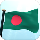 Bangladesch Flagge 3D Zeichen